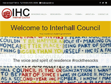 Tablet Screenshot of interhall.org