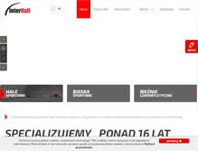 Tablet Screenshot of interhall.pl